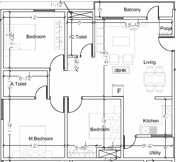  tulasi-apartment Floor Plan Floor Plan