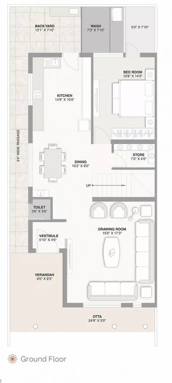  city Floor Plan Ground Floor Plan