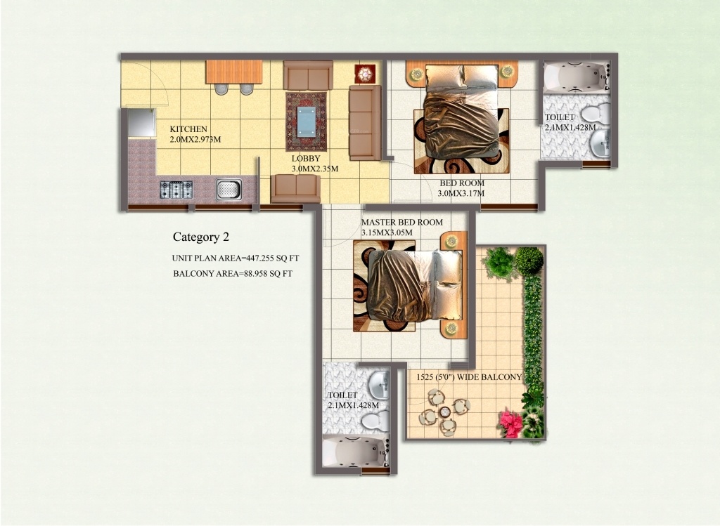  kshitij affordable housing Floor Plan Floor Plan