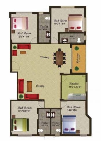 Floor Plan aishwarya gardens Floor Plan Floor Plan