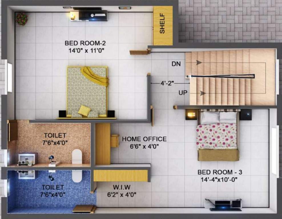  oakwood villas pammal Floor Plan First Floor Plan