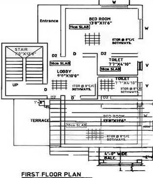  villa-phase-2 Floor Plan First Floor Plan