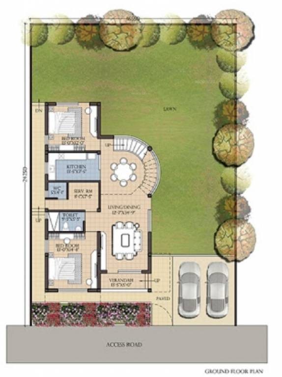  spring meadows Floor Plan Ground Floor Plan
