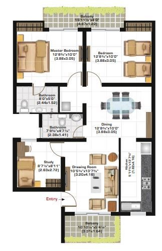  gulmohar gardens Floor Plan Floor Plan