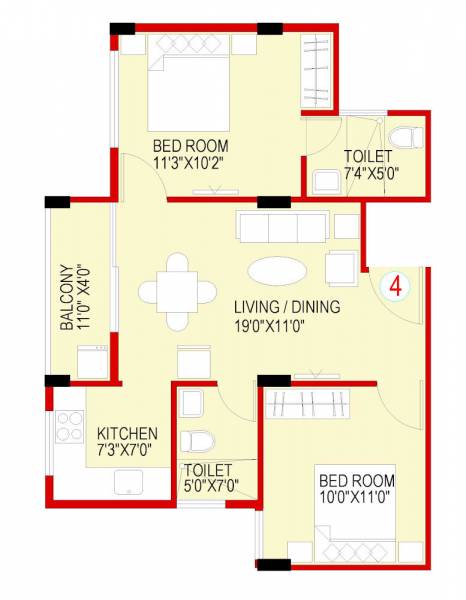  ashish-green-b-block Floor Plan Floor Plan