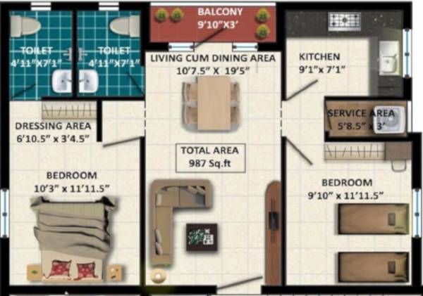  sai-sindhur-apartments Floor Plan Floor Plan
