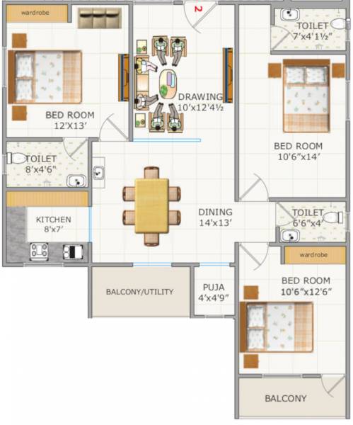 navya-lotus Floor Plan Floor Plan