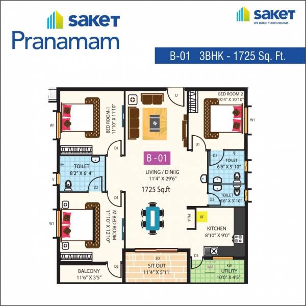  pranamam-block-b-and-block-d Floor Plan Floor Plan