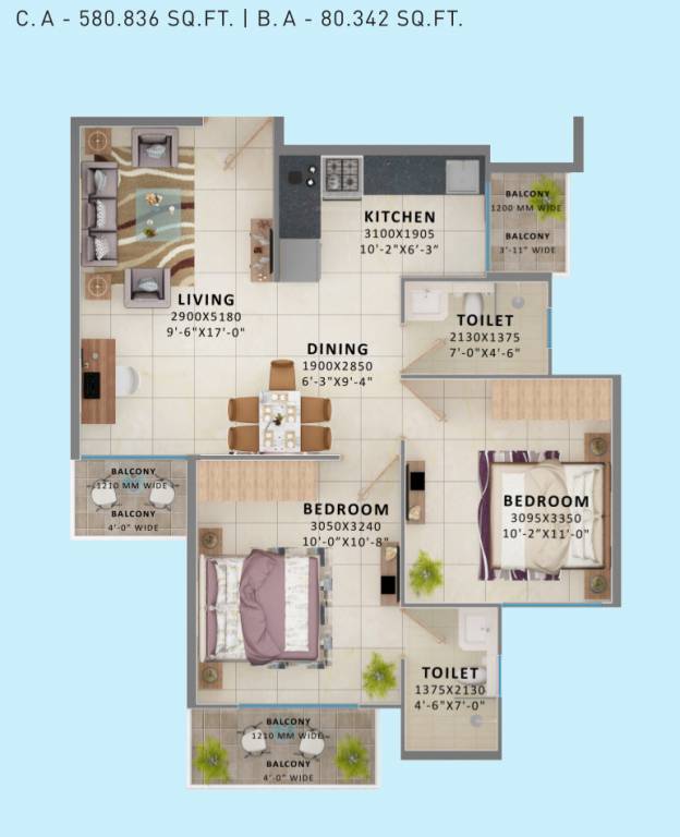  the millennia 3 Floor Plan Floor Plan