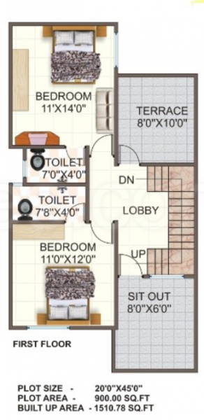  villa Floor Plan First Floor Plan