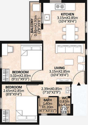  happinest-block-b Floor Plan Floor Plan