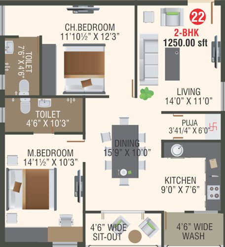  sri-sri-kala-kuteer-gold Floor Plan Floor Plan