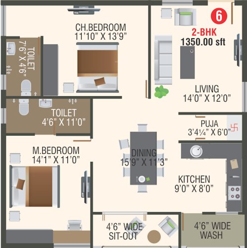  sri-sri-kala-kuteer-gold Floor Plan Floor Plan