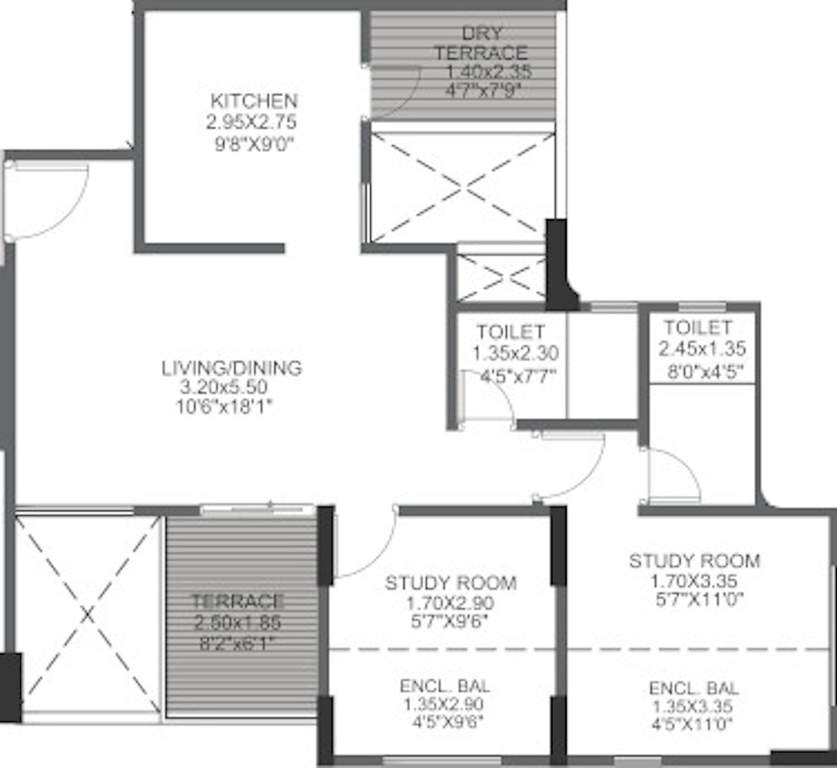  greens phase iii Floor Plan Floor Plan