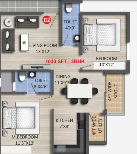 Floor Plan gokulam block b Floor Plan Floor Plan