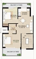  forteasia the grand Floor Plan Upper Level Duplex Plan
