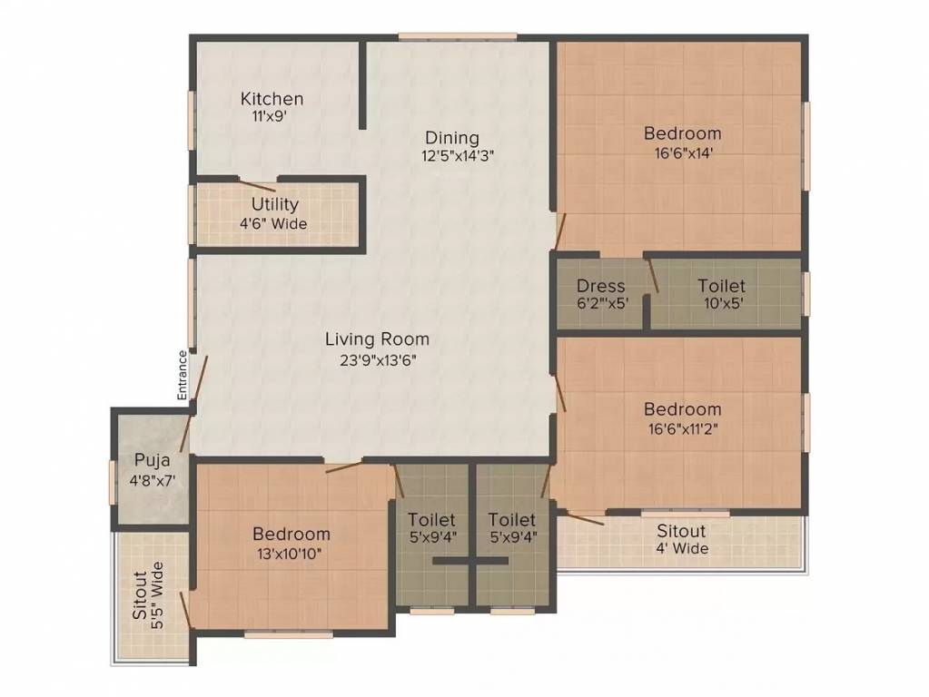 prashanthi residency Floor Plan Floor Plan