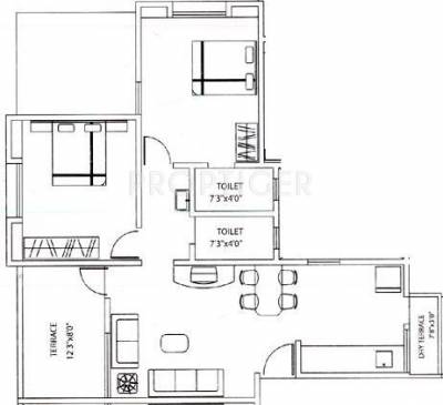 Mutha Kamdhenu Siddhi (2BHK+2T (1,324 sq ft) 1324 sq ft)