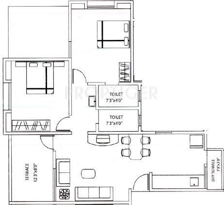 Mutha Kamdhenu Siddhi (2BHK+2T (1,324 sq ft) 1324 sq ft)