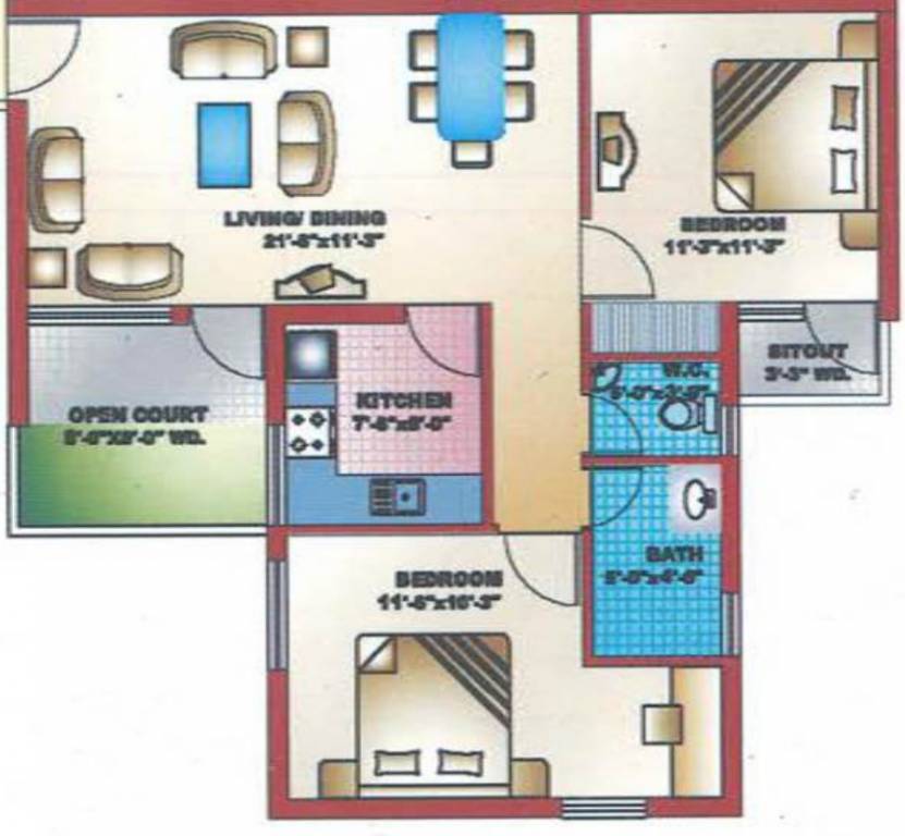 Floor Plan  aastha apartments Floor Plan Floor Plan
