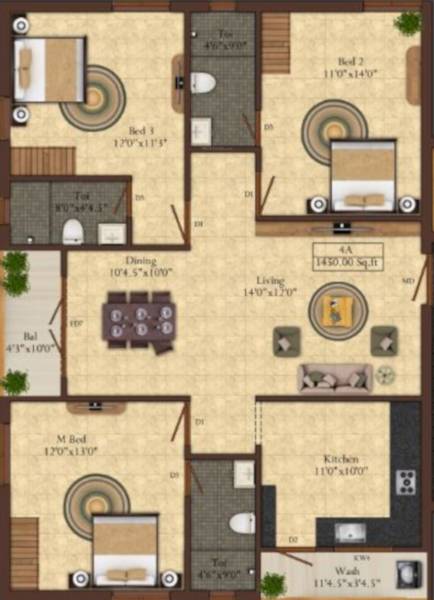  parijatham Floor Plan Floor Plan