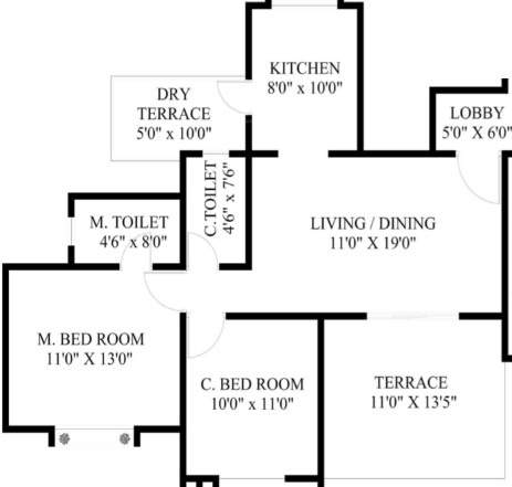  lagom homes Floor Plan Floor Plan