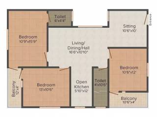  residency Floor Plan Floor Plan