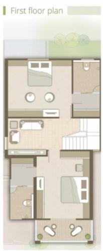  lavanya-banglows-phase-1-tena-no-1-to-61-145-to-166 Floor Plan First Floor Plan