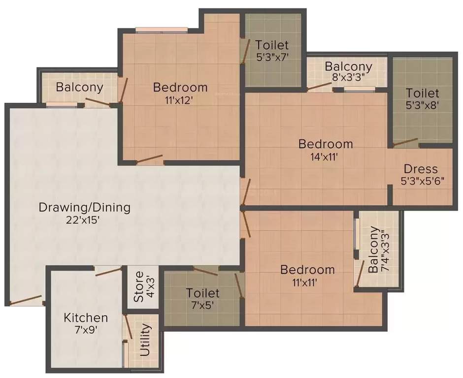  casa greens Floor Plan Floor Plan