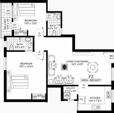  amaravathy Floor Plan Floor Plan