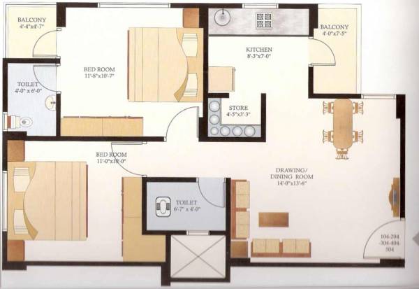  shivashray-residency Floor Plan Floor Plan
