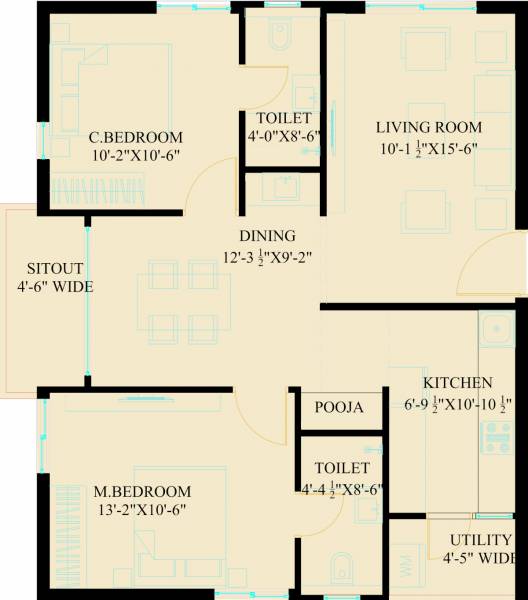  alpine-towers Floor Plan Floor Plan