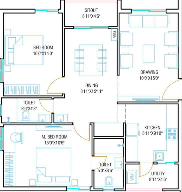  vikas residency Floor Plan Floor Plan