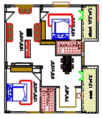 brundavanam advaitha Floor Plan Floor Plan