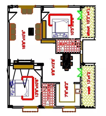  brundavanam advaitha Floor Plan Floor Plan