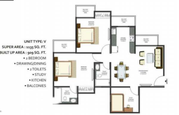  wisteria-noida Floor Plan Floor Plan