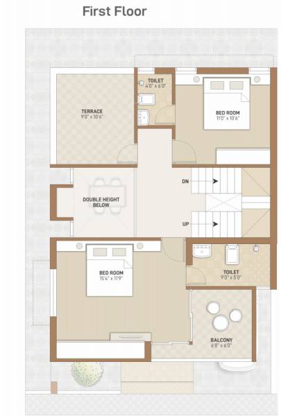  siddheswari-bungalows Floor Plan First Floor Plan