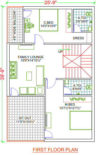  bloom-fields Floor Plan First Floor Plan