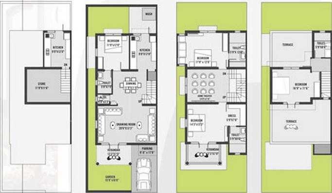 Floor Plan atishay belle ville Floor Plan Floor Plan
