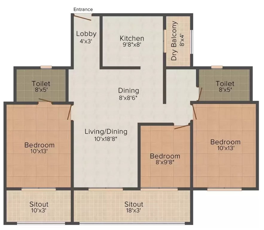 queenscourt Floor Plan Floor Plan