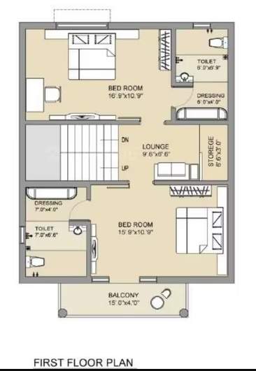  vraj villa Floor Plan First Floor Plan