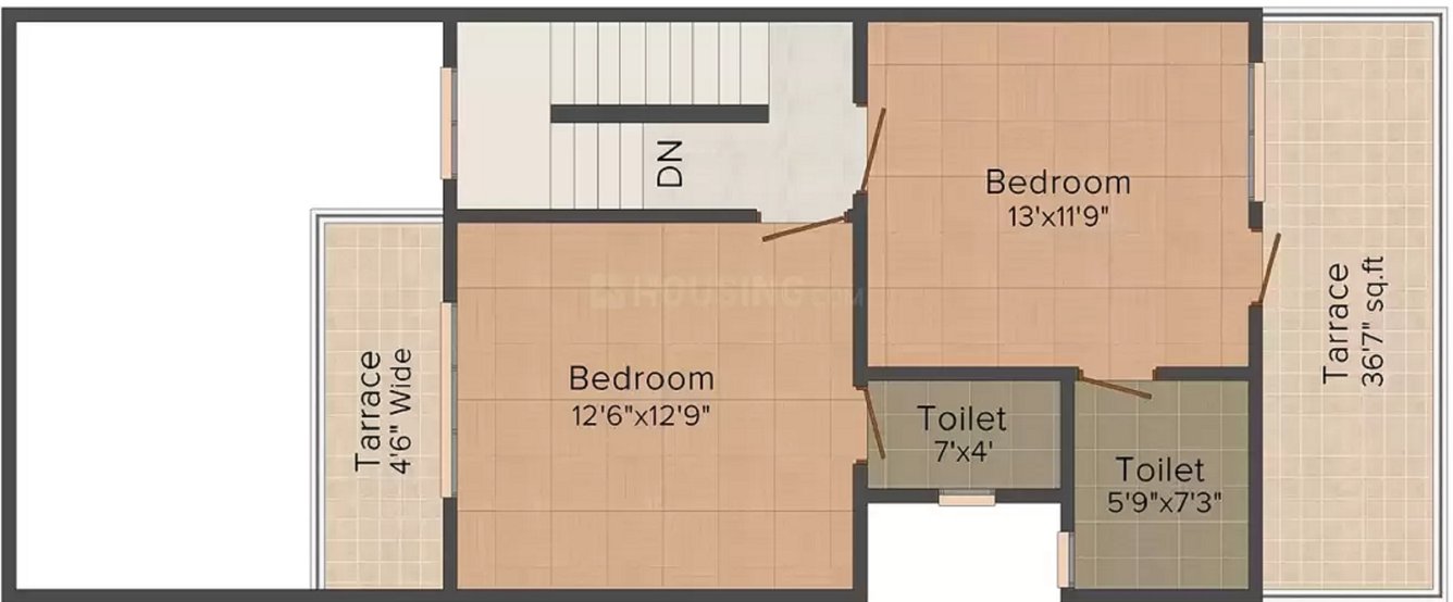  sai sara row house Floor Plan First Floor Plan