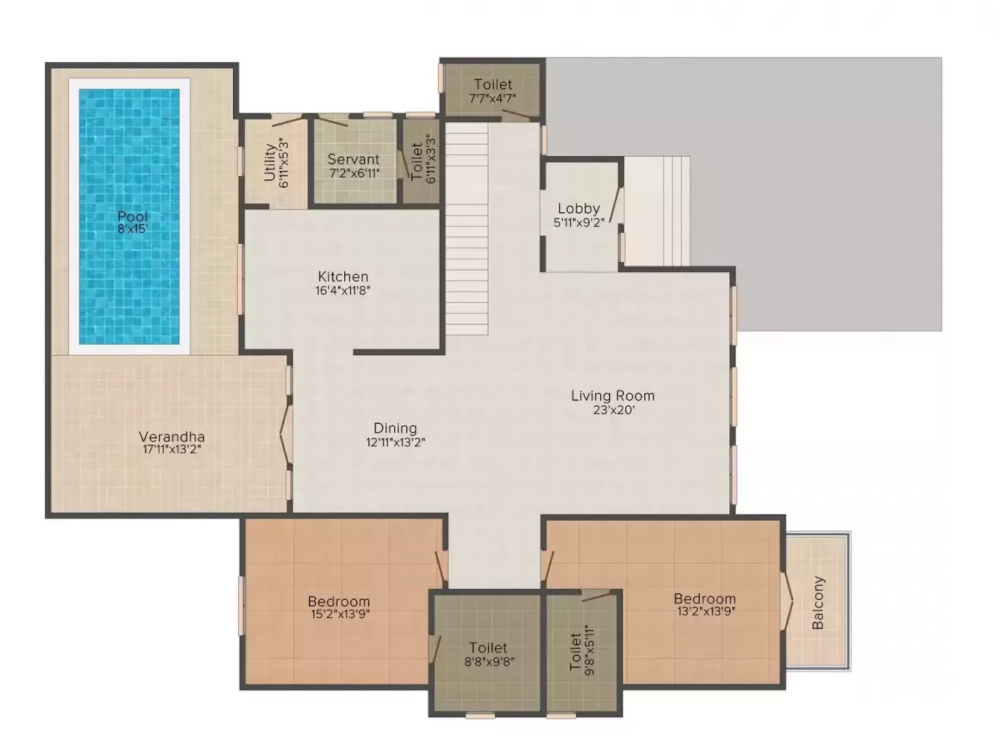  janpath greenville Floor Plan Ground Floor Plan