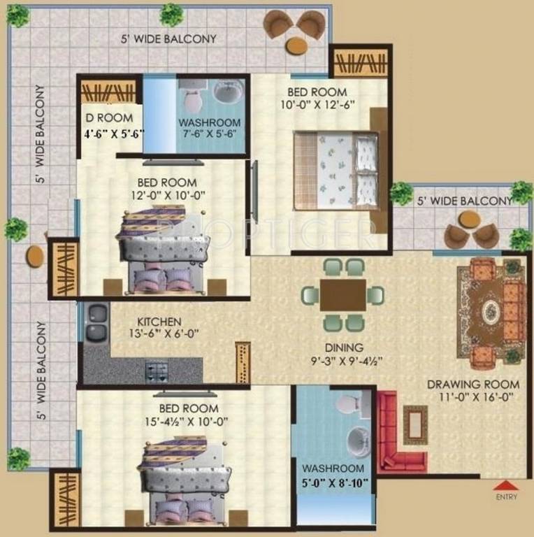 Saya Desire Residency (3BHK+2T (1,428 sq ft) 1428 sq ft) Saya Desire Residency (3BHK+2T (1,428 sq ft) 1428 sq ft)