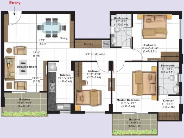 Floor Plan tarang-phase-iii Floor Plan Floor Plan