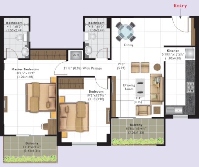 tarang phase iii Floor Plan Floor Plan