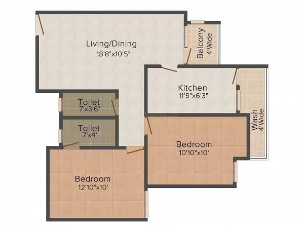  harshit-fortuna-apartment Floor Plan Floor Plan