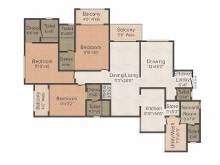  anandam-world-city Floor Plan Floor Plan