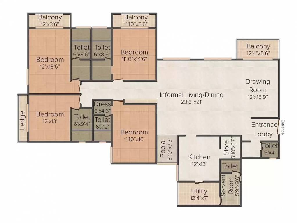 Floor Plan  anandam world city Floor Plan Floor Plan