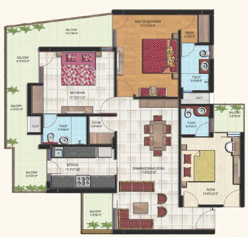 Floor Plan golden sand apartments Floor Plan Floor Plan